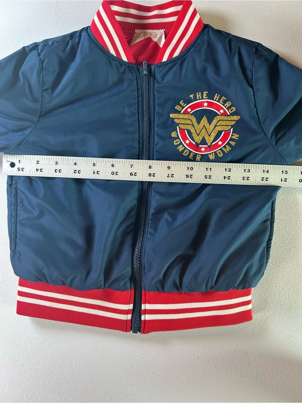 DC Comics Wonder Woman Reversible Bomber Jacket Play Costume